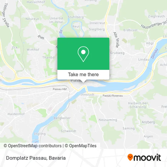 Domplatz Passau map