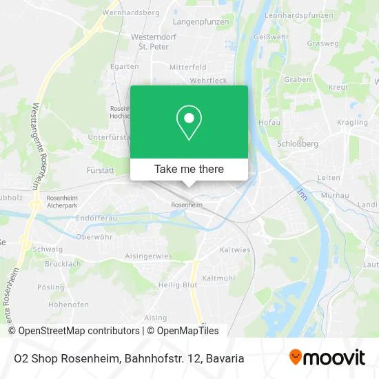O2 Shop Rosenheim, Bahnhofstr. 12 map