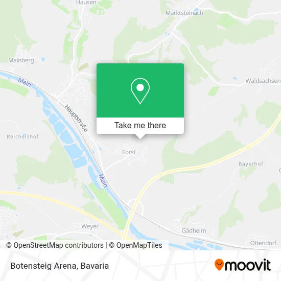 Botensteig Arena map