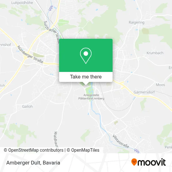 Amberger Dult map