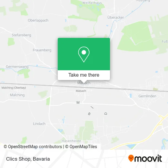 Clics Shop map