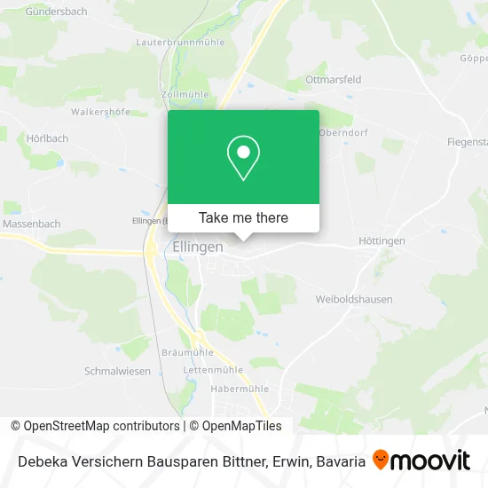 Debeka Versichern Bausparen Bittner, Erwin map