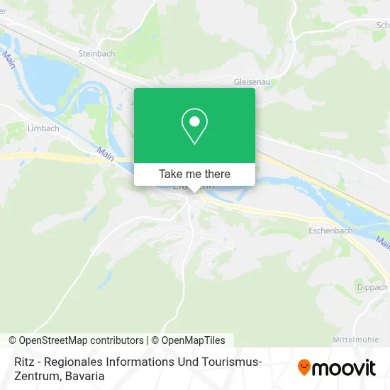Ritz - Regionales Informations Und Tourismus-Zentrum map