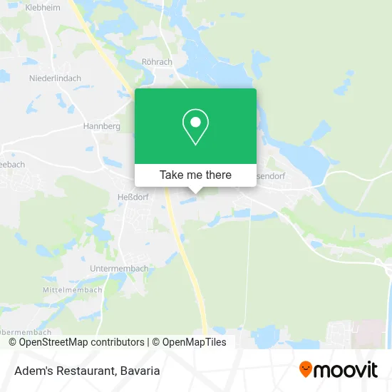 Adem's Restaurant map