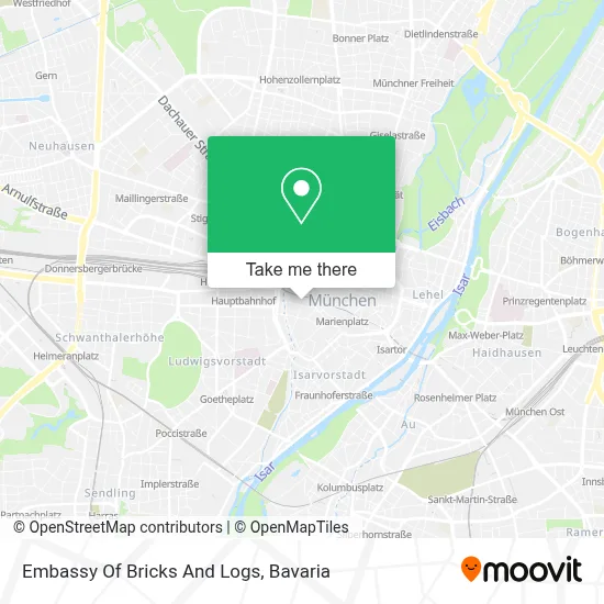 Embassy Of Bricks And Logs map