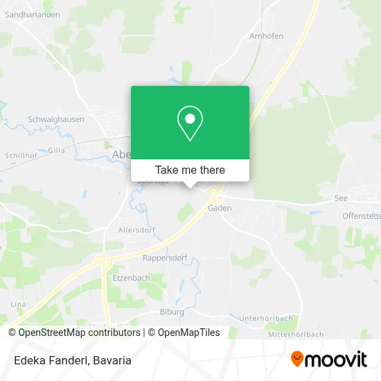 Edeka Fanderl map