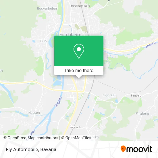 Fly Automobile map