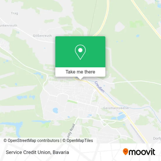 Service Credit Union map