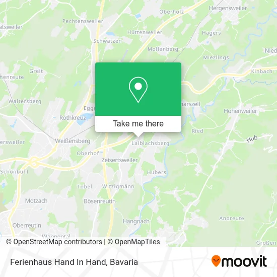 Ferienhaus Hand In Hand map