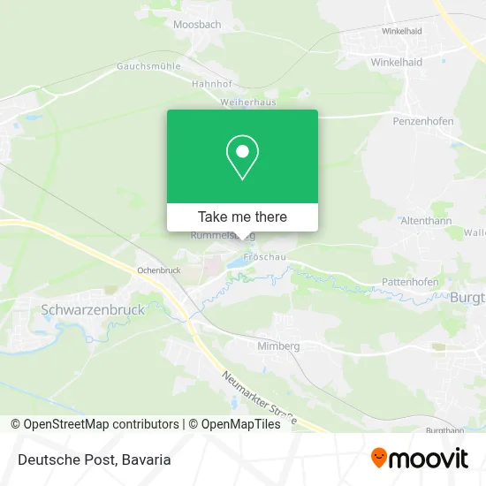 Deutsche Post map