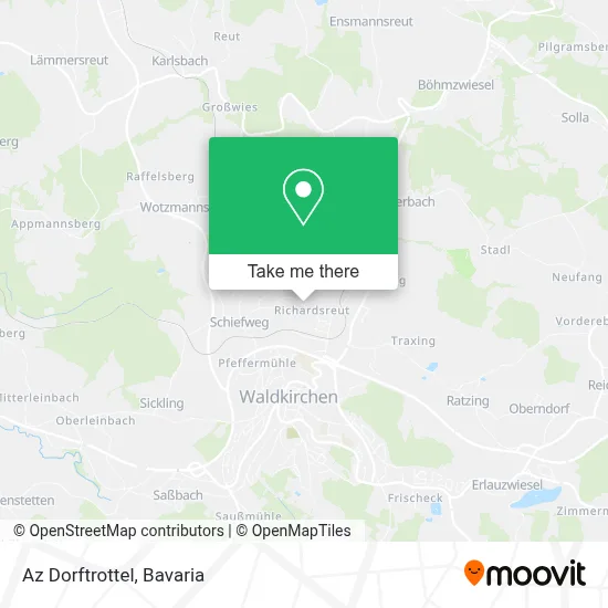 Az Dorftrottel map
