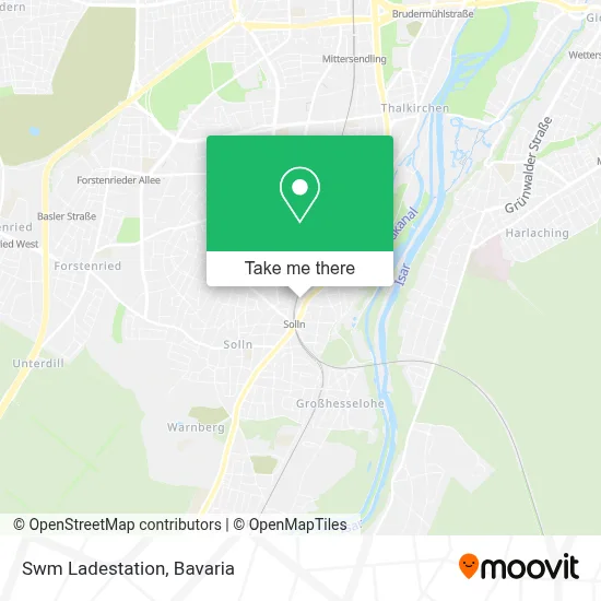 Swm Ladestation map