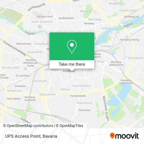 Ups Access Point map