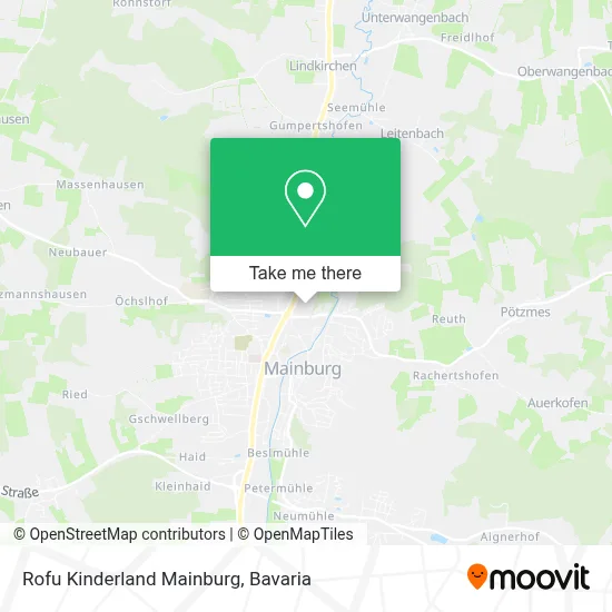 Rofu Kinderland Mainburg map