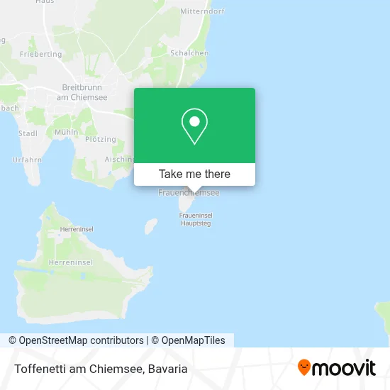 Toffenetti am Chiemsee map