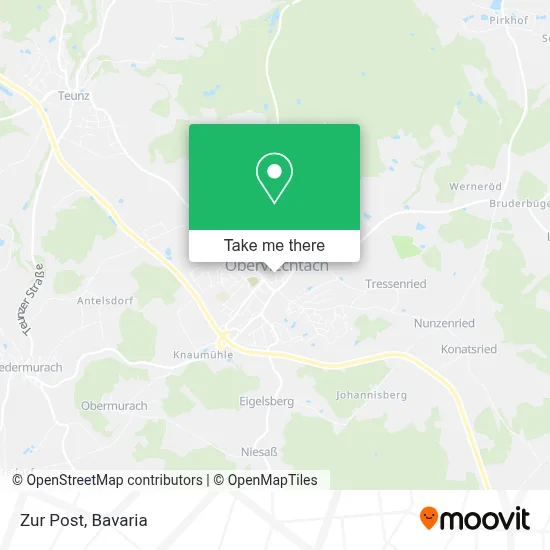Zur Post map