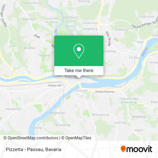 Pizzetta - Passau map