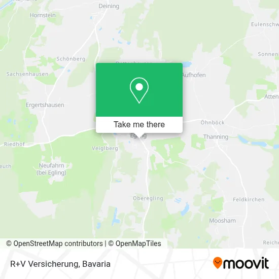 R+V Versicherung map