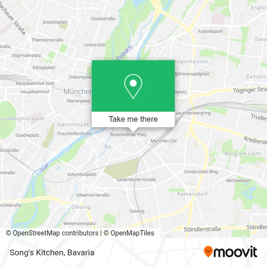 Song's Kitchen map