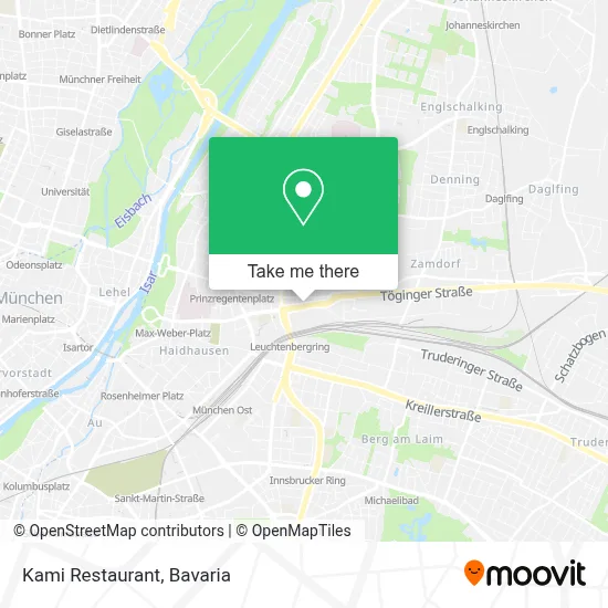 Kami Restaurant map