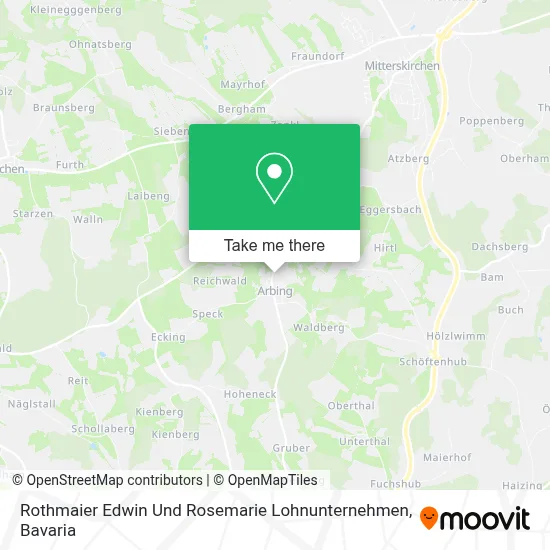 Rothmaier Edwin Und Rosemarie Lohnunternehmen map