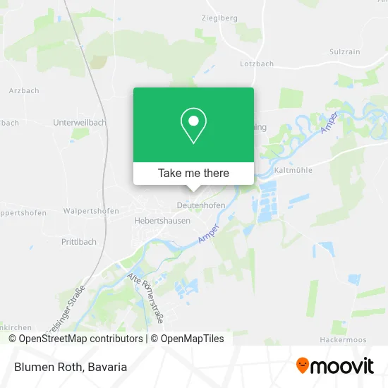 Blumen Roth map