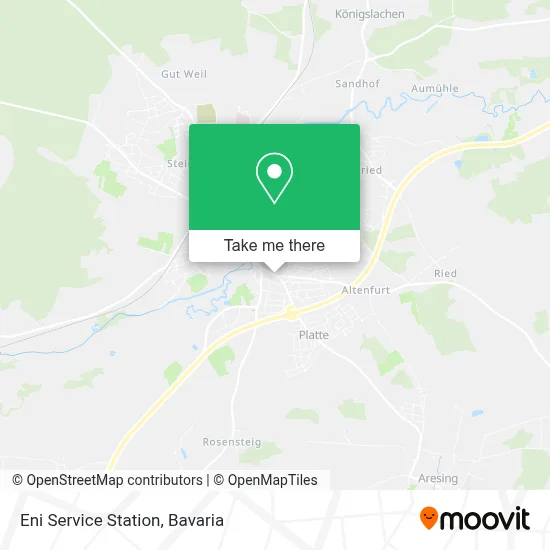 Eni Service Station map