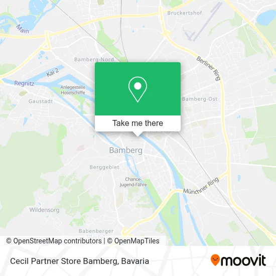 Cecil Partner Store Bamberg map