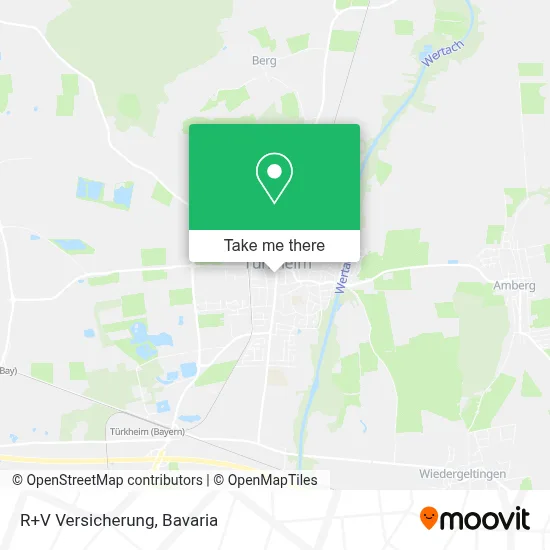 R+V Versicherung map