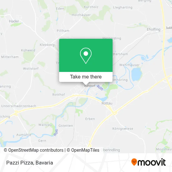 Pazzi Pizza map