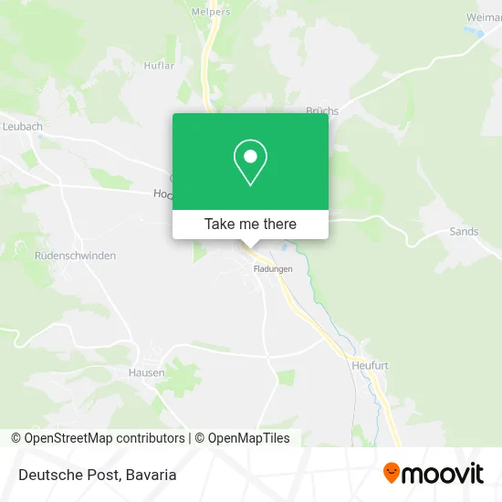 Deutsche Post map