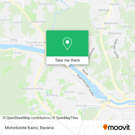 Motorboote Kainz map