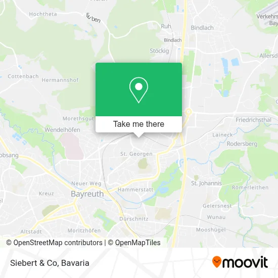 Siebert & Co map