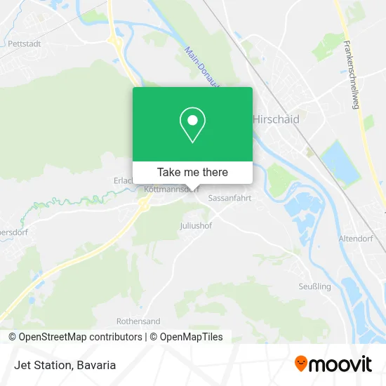 Jet Station map