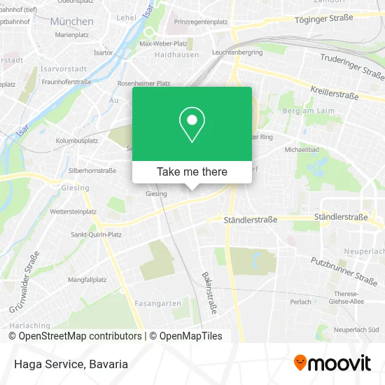 Haga Service map