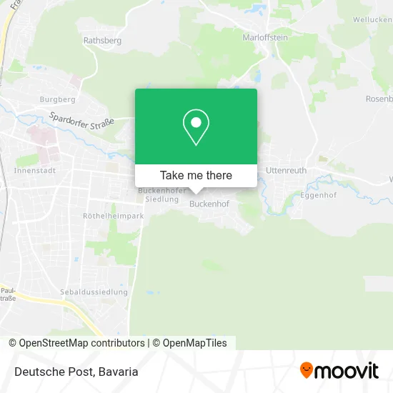 Deutsche Post map