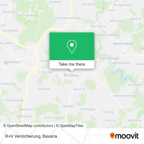 R+V Versicherung map
