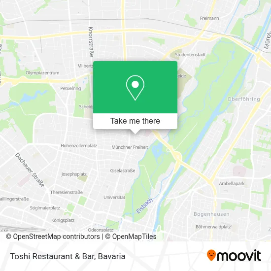Toshi Restaurant & Bar map