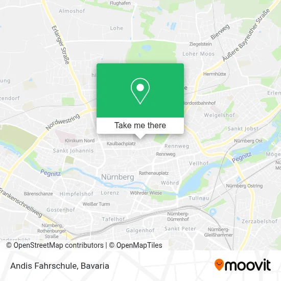 Andis Fahrschule map