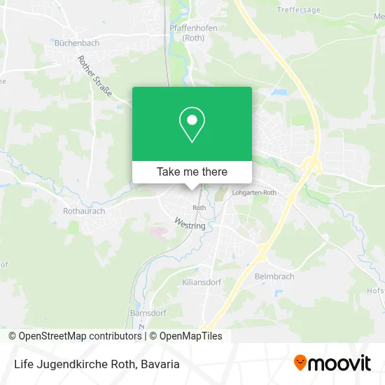 Life Jugendkirche Roth map