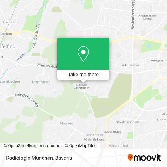 Radiologie München map
