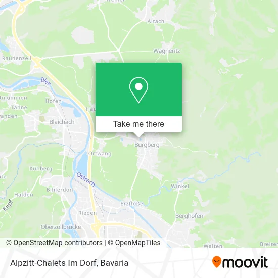 Alpzitt-Chalets Im Dorf map