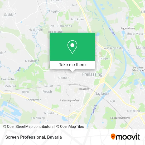 Screen Professional map