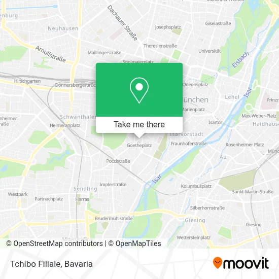 Tchibo Filiale map
