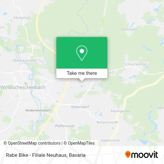 Rabe Bike - Filiale Neuhaus map
