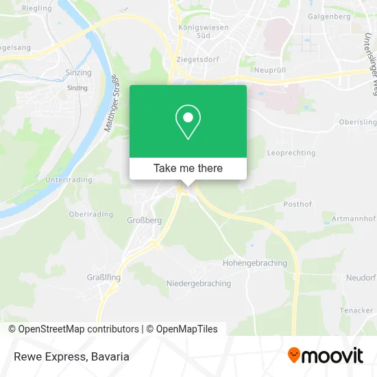 Rewe Express map