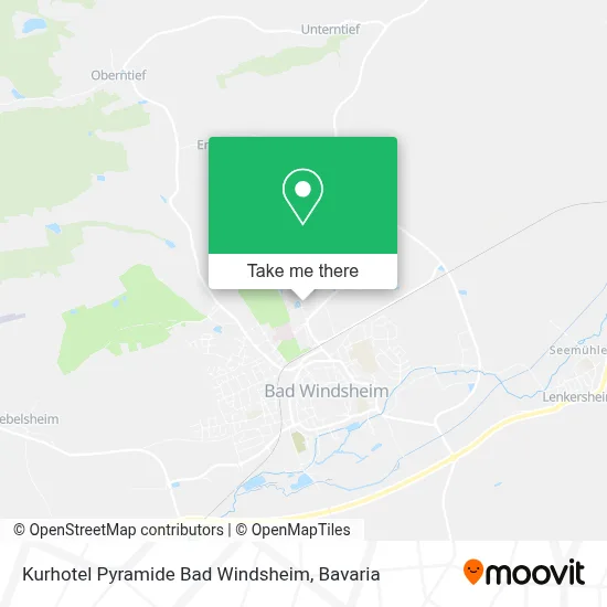 Kurhotel Pyramide Bad Windsheim map