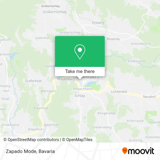 Zapado Mode map
