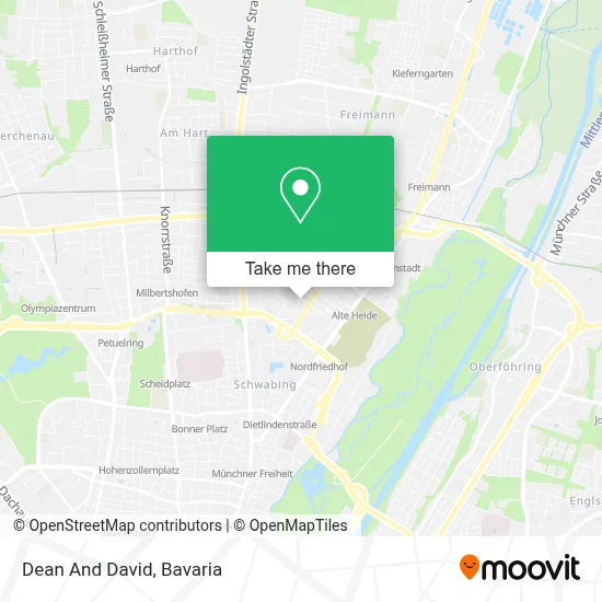 Dean And David map