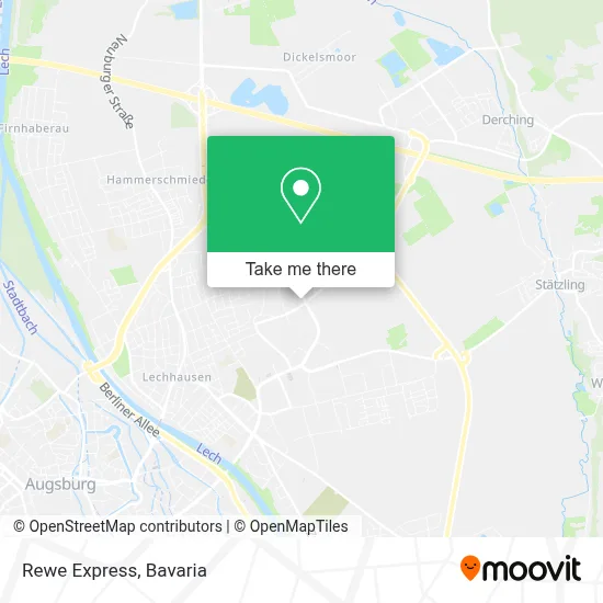 Rewe Express map